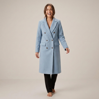 PLUXSTYLE::numise::double-breasted-tailored-parka::front