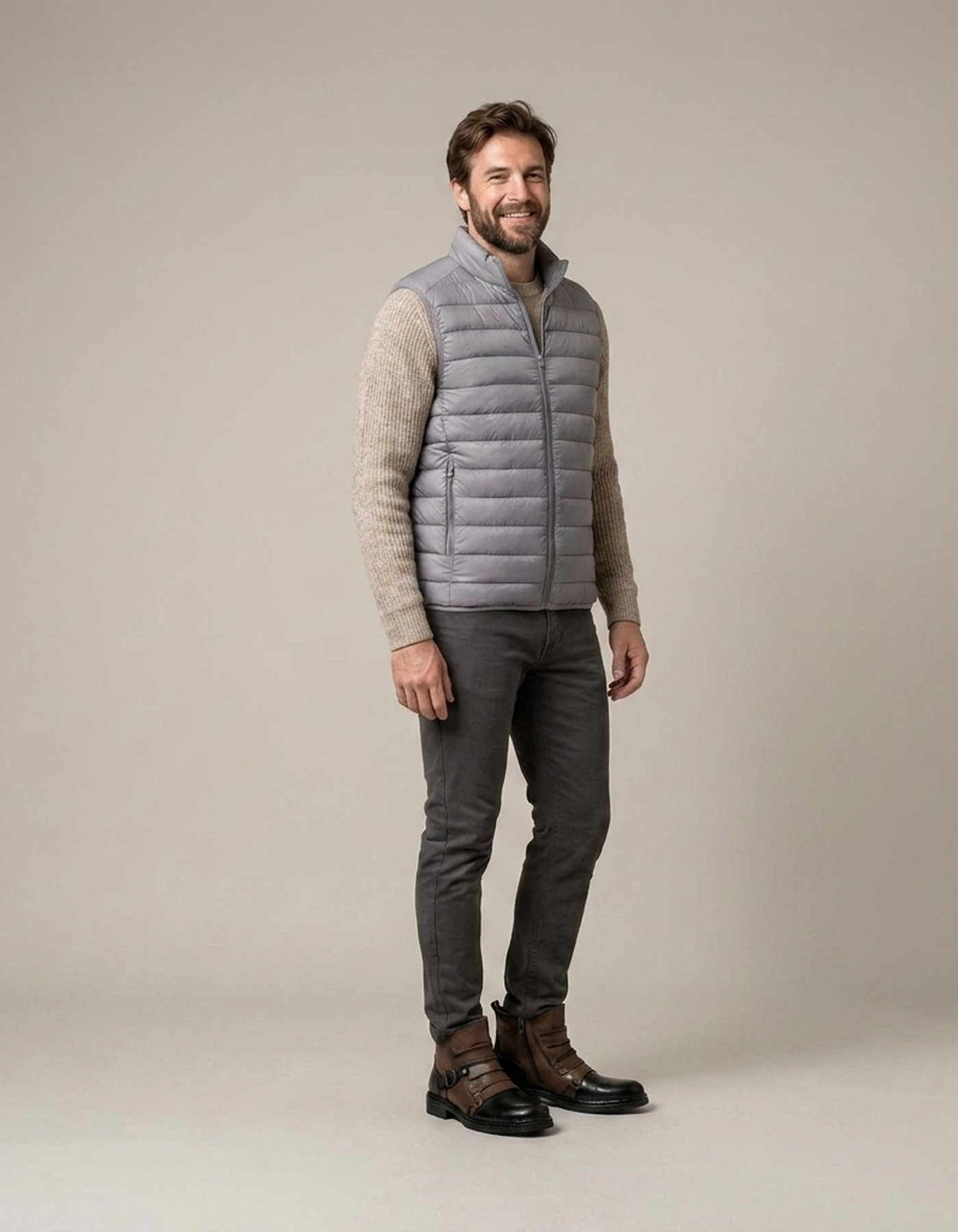 PLUXSTYLE::numise::mens-sleeveless-parka-2::front