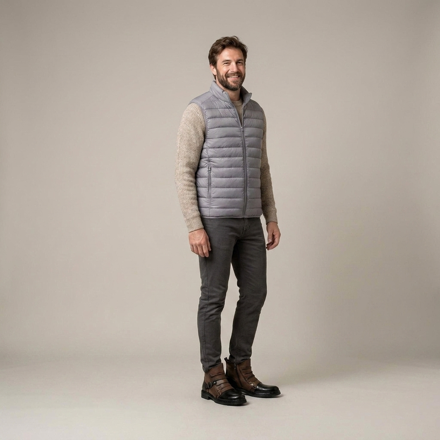 PLUXSTYLE::numise::mens-sleeveless-parka-2::front