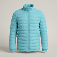 PLUXSTYLE::numise::mens-regular-fit-puffer-parka::pack-light-blue