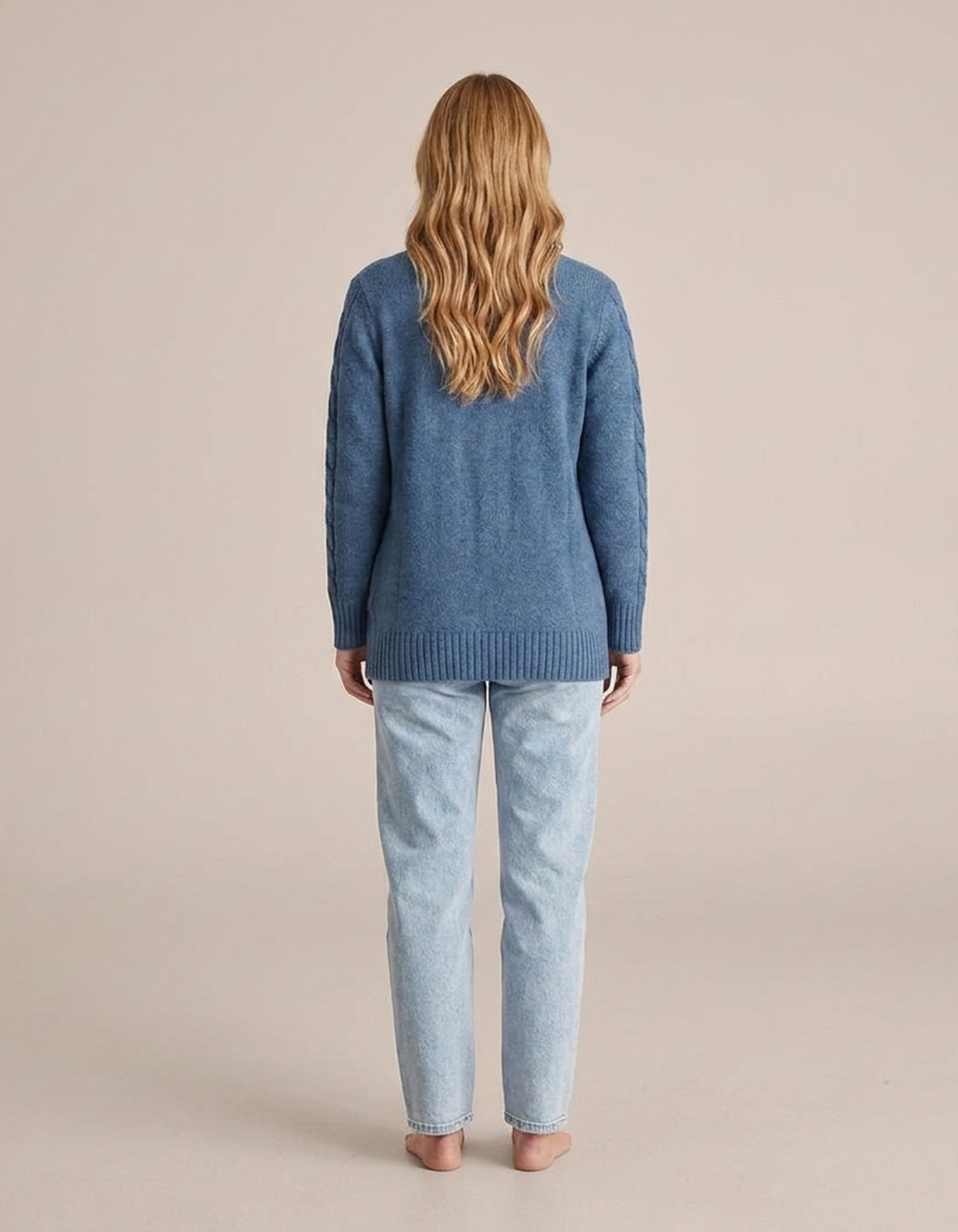 PLUXSTYLE::numise::bettina-cable-cardigan::back