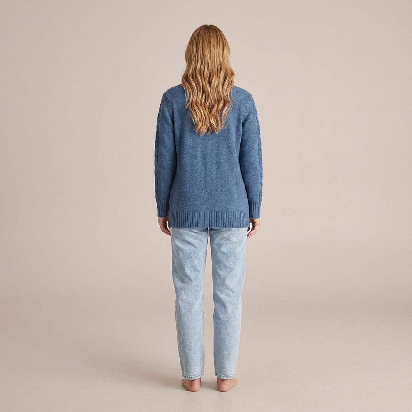 PLUXSTYLE::numise::bettina-cable-cardigan::back