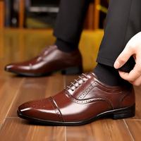 Men's Oxblood Oxford Dress Shoes