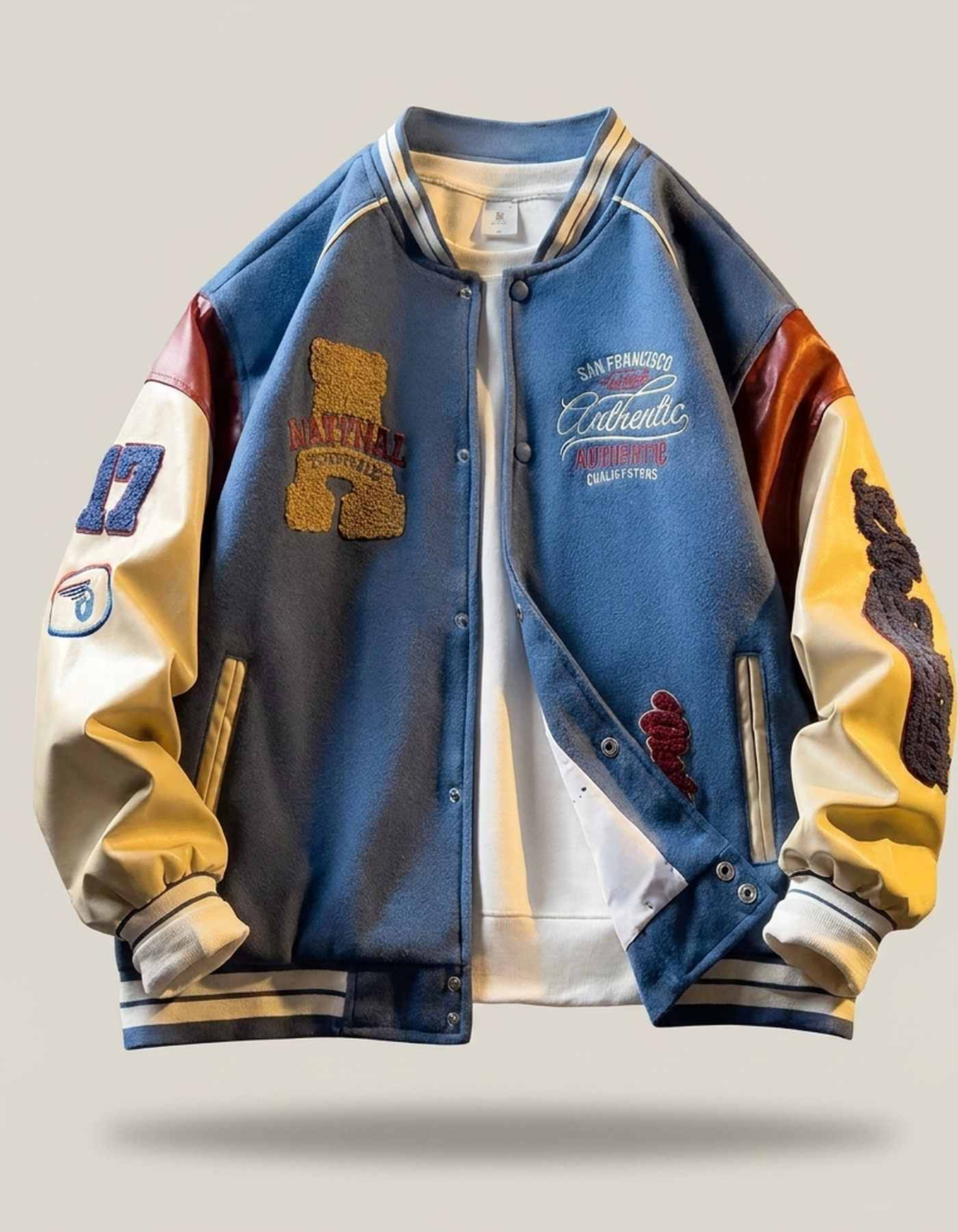 PLUXSTYLE::numise::heritage-campus-parka::pack-blue