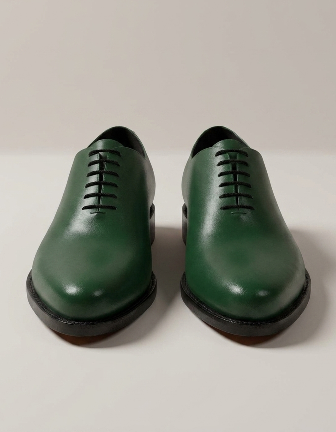 PLUXSTYLE::numise::rich-tone-oxford-shoes::pack-green
