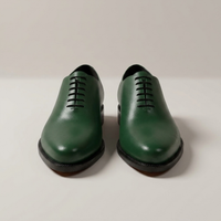 PLUXSTYLE::numise::rich-tone-oxford-shoes::pack-green