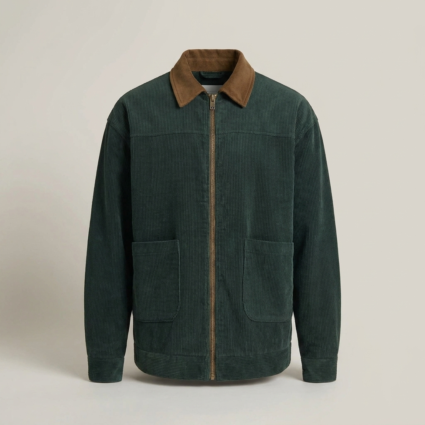 PLUXSTYLE::numise::mens-relaxed-bomber-parka::pack-dark-green