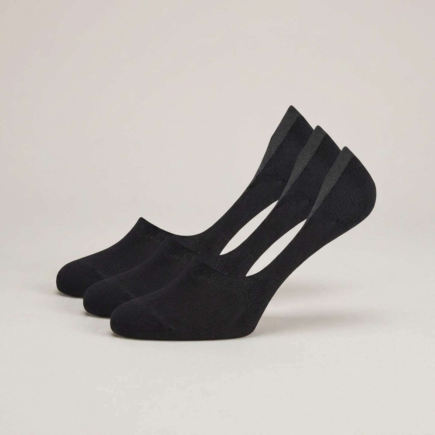 PLUXSTYLE::numise::no-show-loafer-socks-3-pack::pack-hero