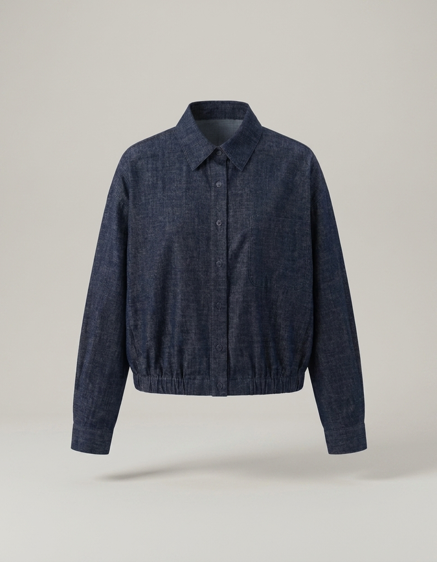 PLUXSTYLE::numise::womens-cropped-boxy-top::pack-navy-blue