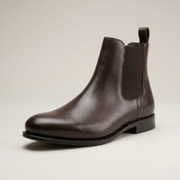 PLUXSTYLE::numise::mens-dark-brown-chelsea-boots-1::closeup-hero