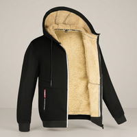 PLUXSTYLE::numise::mens-relaxed-hooded-jacket::pack-black