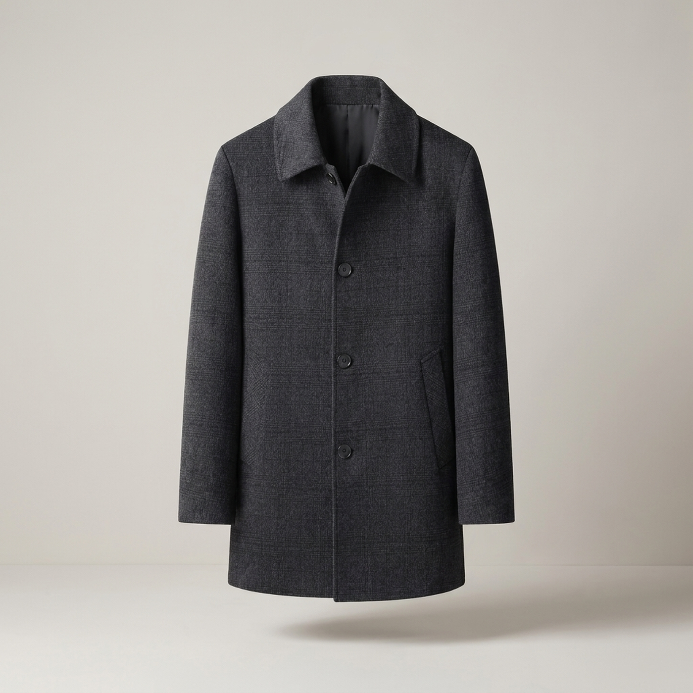 PLUXSTYLE::numise::mens-double-breasted-winter-parka::pack-dark-grey
