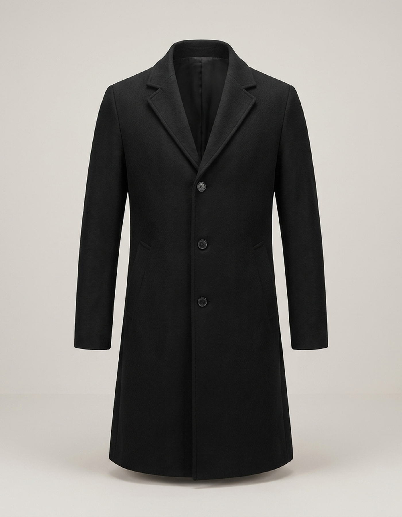 PLUXSTYLE::numise::mens-slim-fit-long-parka::pack-black