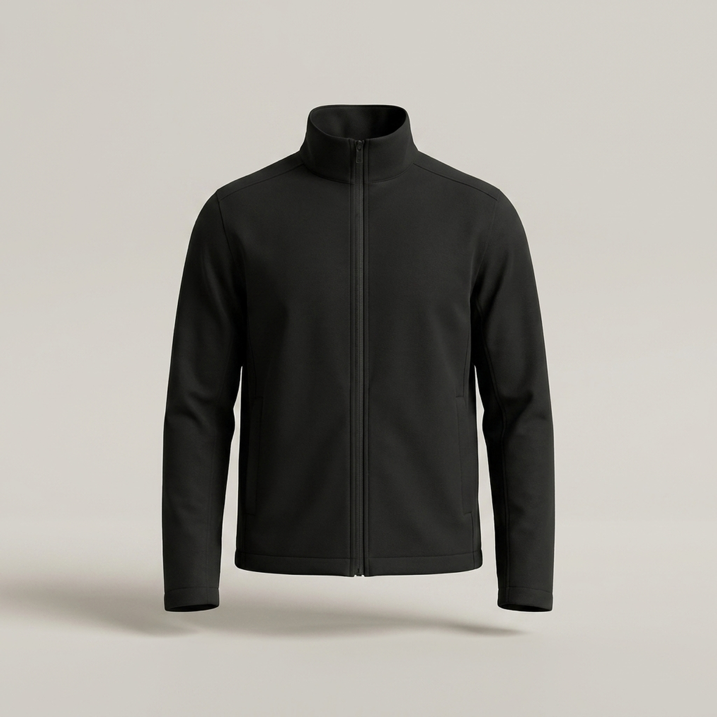 PLUXSTYLE::numise::mens-stand-collar-parka-1::pack-black