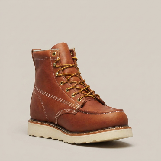 PLUXSTYLE::numise::mens-6-inch-moc-toe-work-boots::closeup-hero