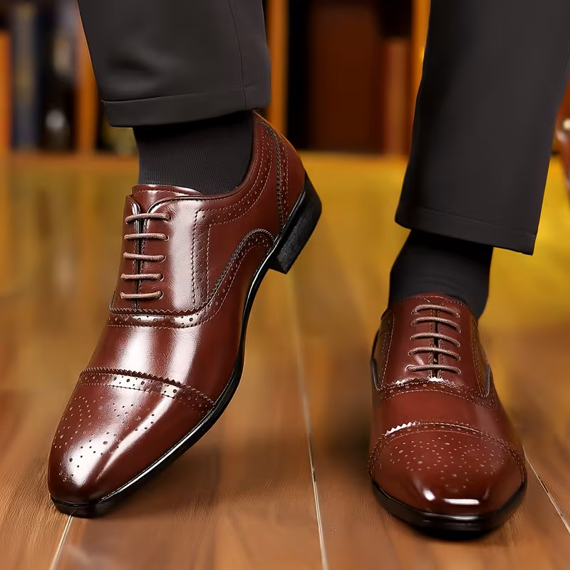 Men's Oxblood Oxford Dress Shoes
