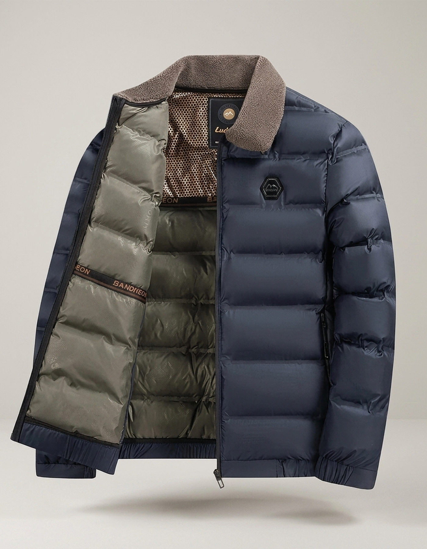 PLUXSTYLE::numise::mens-all-season-quilted-parka::pack-blue