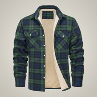 PLUXSTYLE::numise::everyday-plaid-parka::pack-green