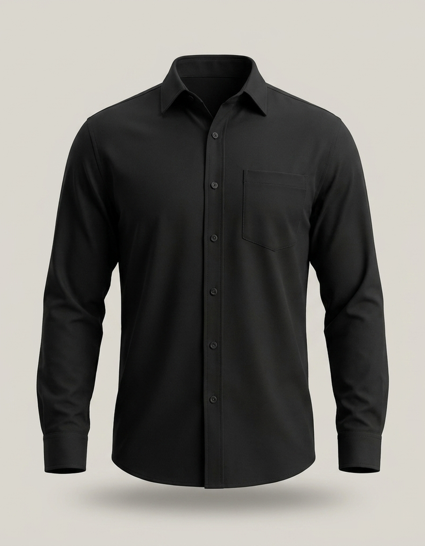 PLUXSTYLE::numise::mens-relaxed-shirt-jacket::pack-black