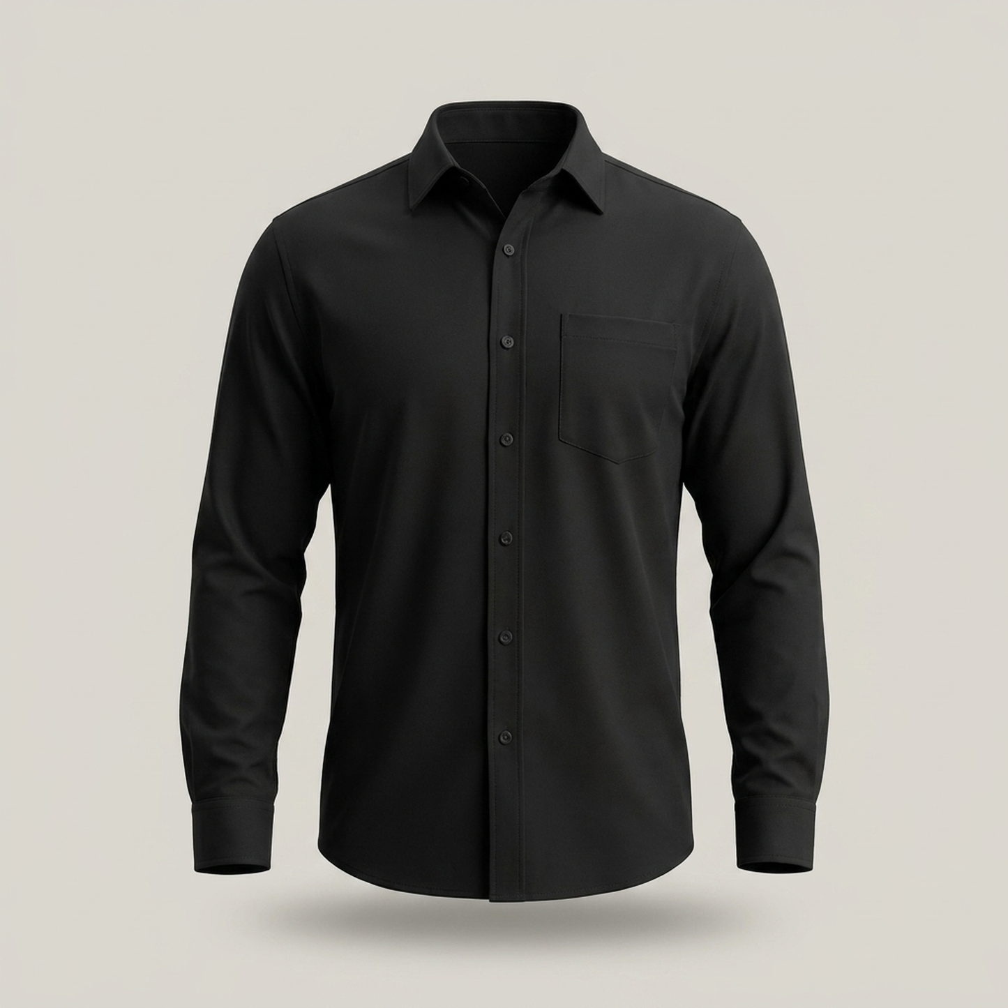 PLUXSTYLE::numise::mens-relaxed-shirt-jacket::pack-black