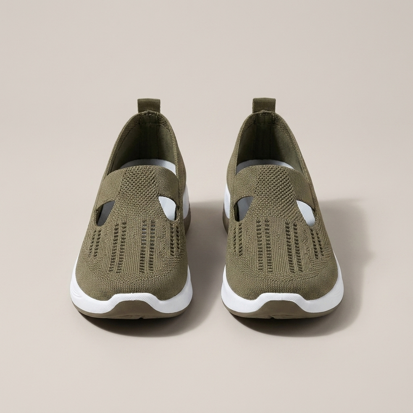 PLUXSTYLE::numise::daria-supportive-slip-on-shoes::pack-khaki