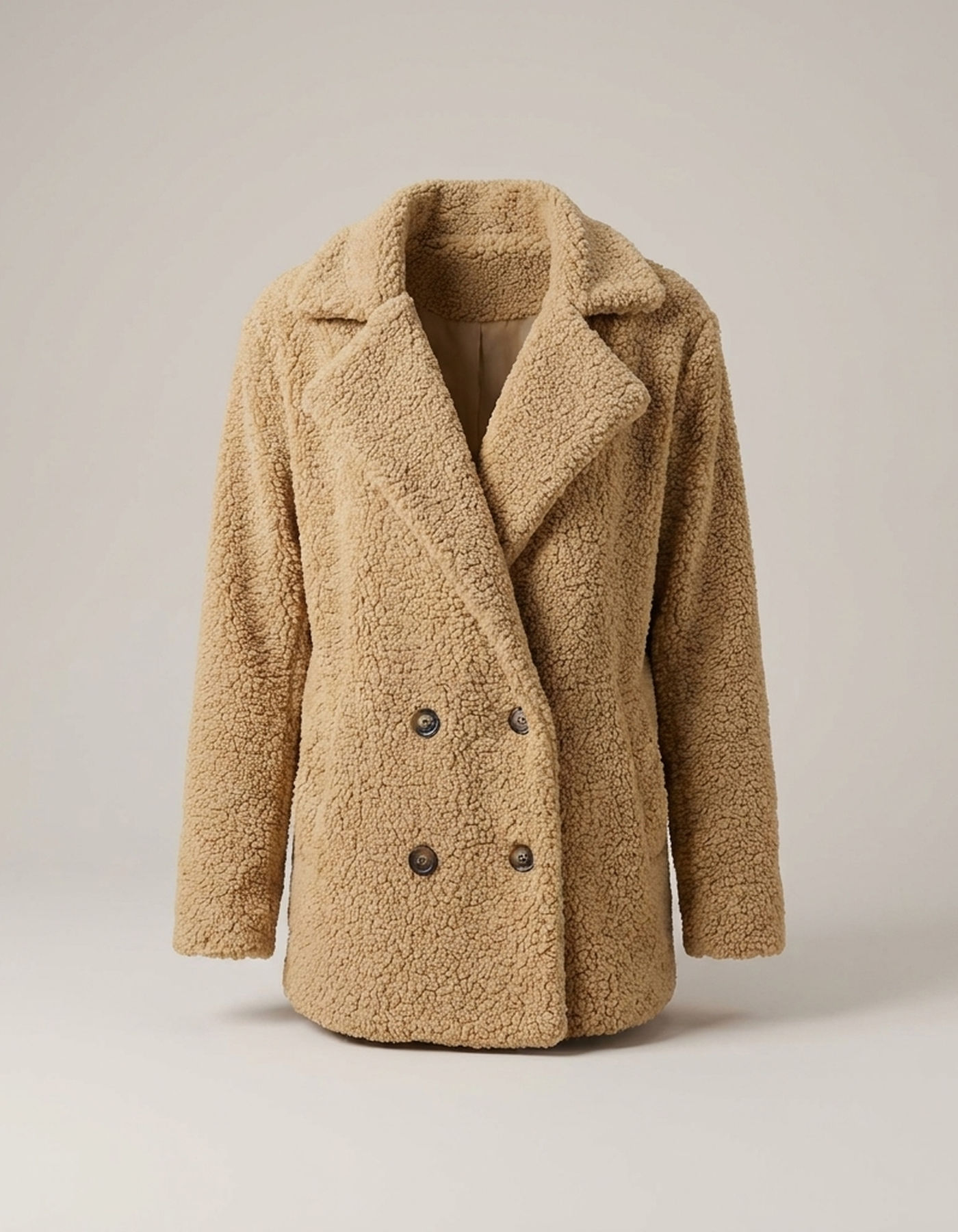 PLUXSTYLE::numise::womens-relaxed-double-breasted-parka::pack-khaki