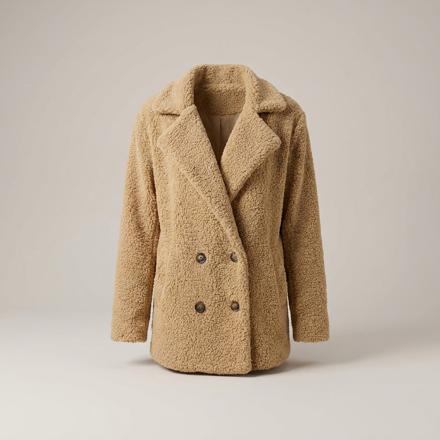 PLUXSTYLE::numise::womens-relaxed-double-breasted-parka::pack-khaki