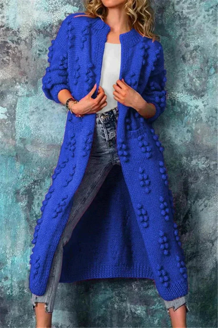 PLUXSTYLE::numise::textured-open-front-cardigan::lifestyle-keep-1