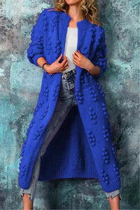 PLUXSTYLE::numise::textured-open-front-cardigan::lifestyle-keep-1