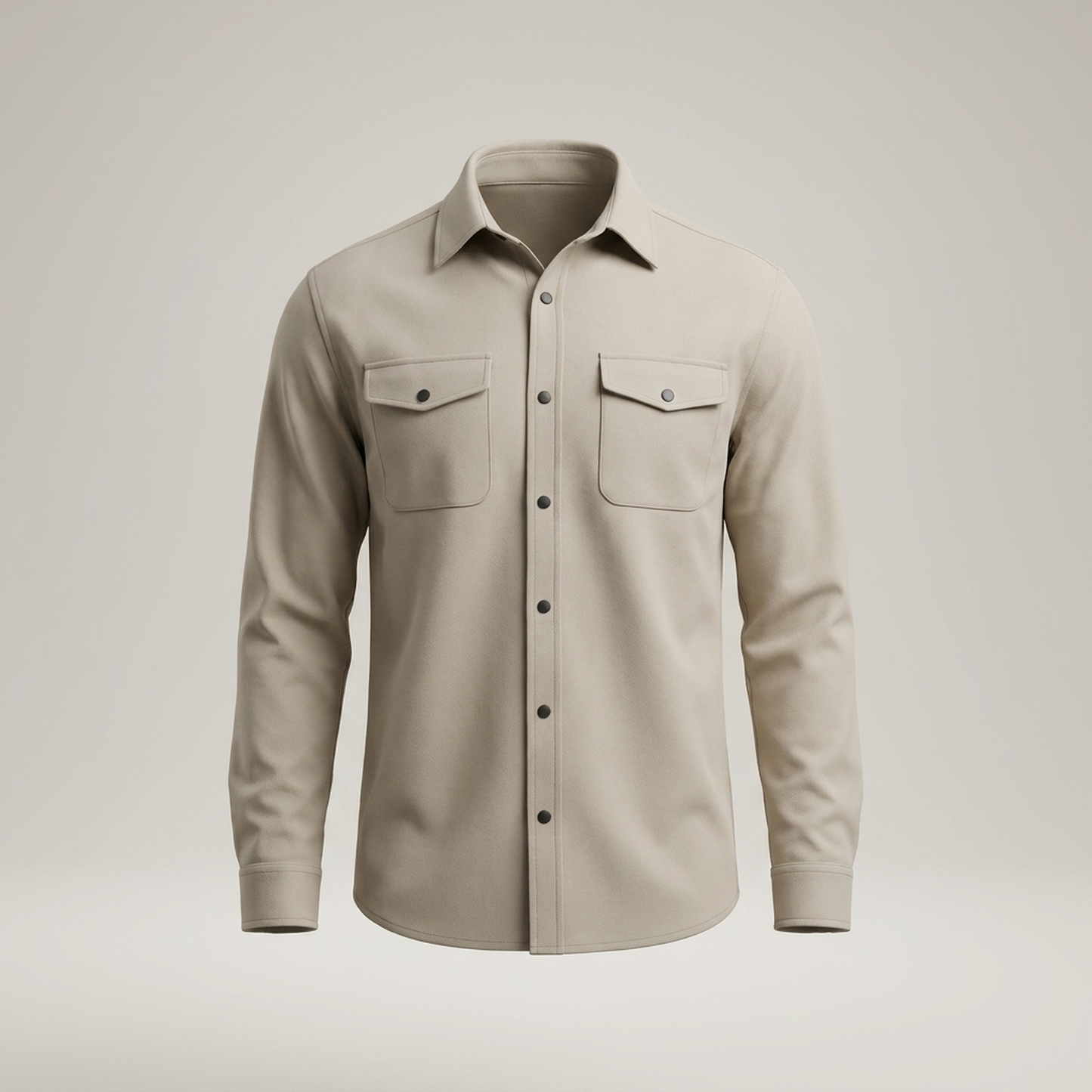 PLUXSTYLE::numise::mens-relaxed-utility-overshirt::pack-beige