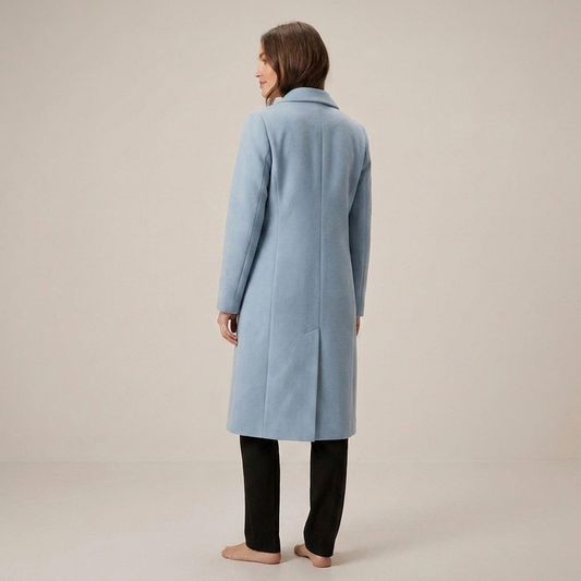 PLUXSTYLE::numise::double-breasted-tailored-parka::back