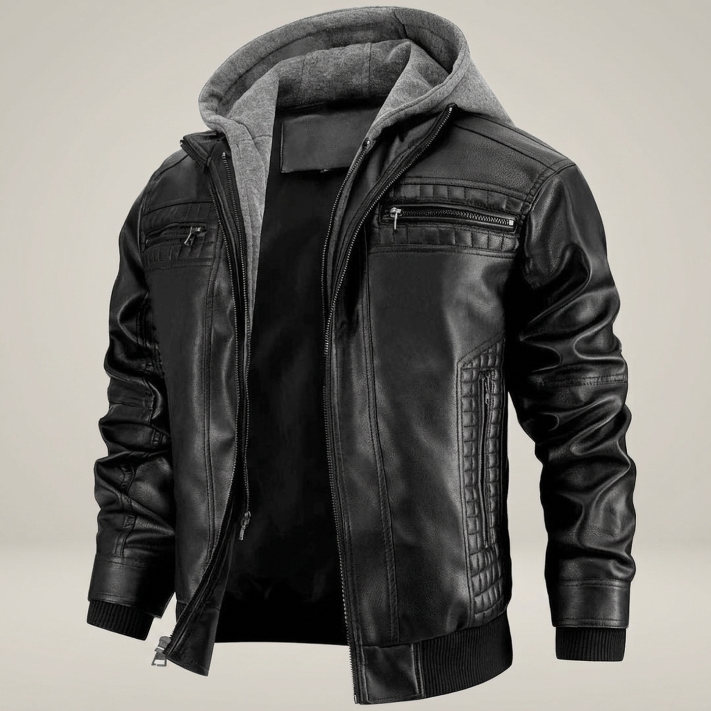 PLUXSTYLE::numise::mens-detachable-hood-parka-1::pack-black