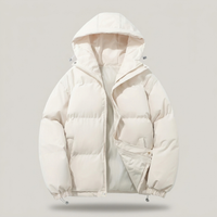 PLUXSTYLE::numise::mens-classic-hooded-parka::pack-beige-white