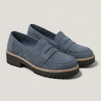 PLUXSTYLE::numise::chunky-slip-on-loafers::pack-blue
