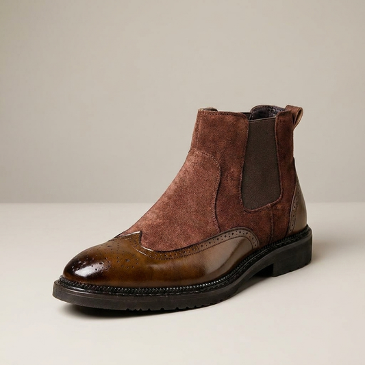 PLUXSTYLE::numise::alexander-heritage-ankle-boots::closeup-hero