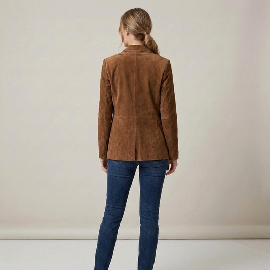 PLUXSTYLE::numise::tailored-single-breasted-parka::back