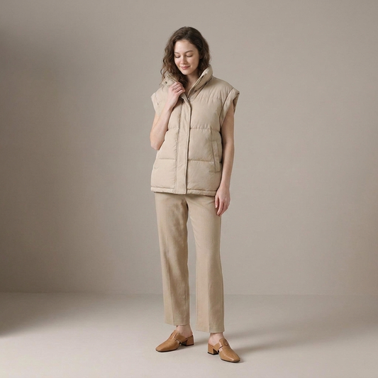 PLUXSTYLE::numise::stella-sleeveless-parka::front
