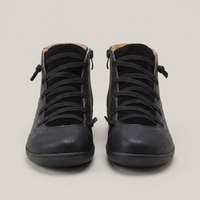PLUXSTYLE::numise::womens-supportive-ankle-boots::pack-black