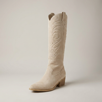 PLUXSTYLE::numise::embroidered-knee-high-western-boots::closeup-hero