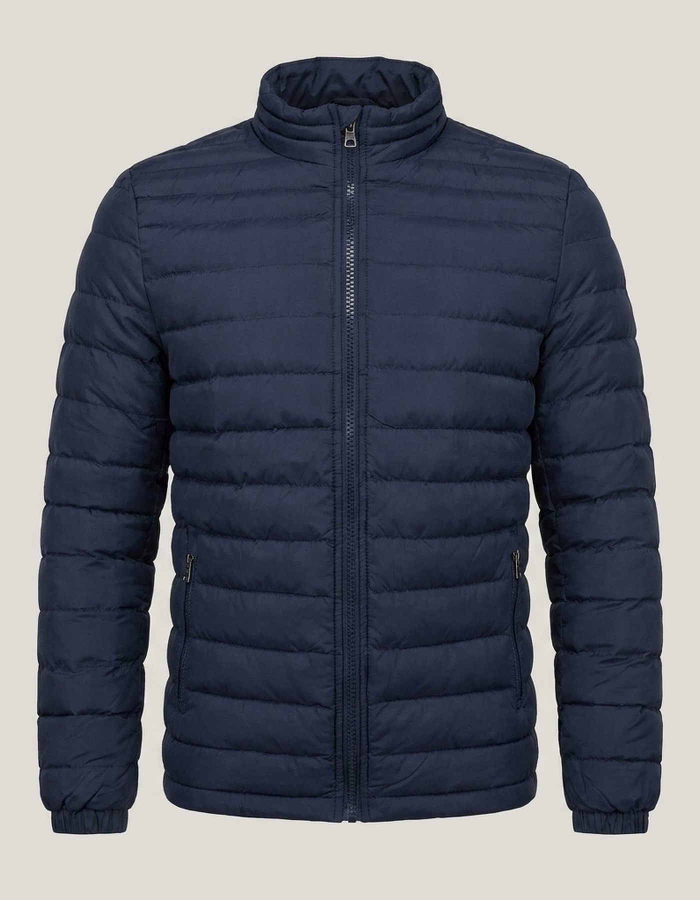 PLUXSTYLE::numise::mens-regular-fit-puffer-parka::pack-dark-blue