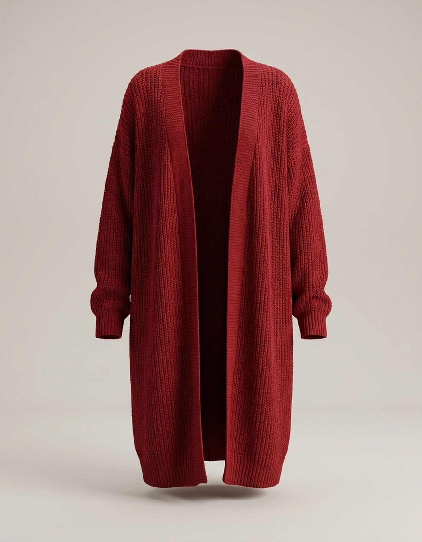 PLUXSTYLE::numise::alice-longline-cardigan::pack-red