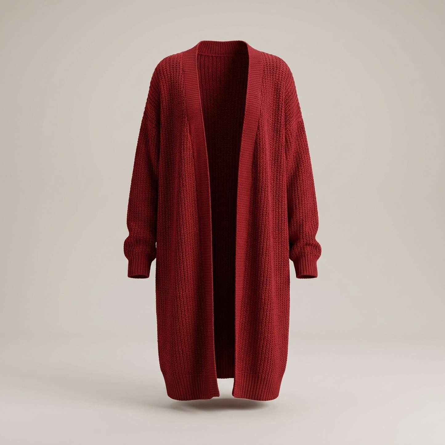 PLUXSTYLE::numise::alice-longline-cardigan::pack-red