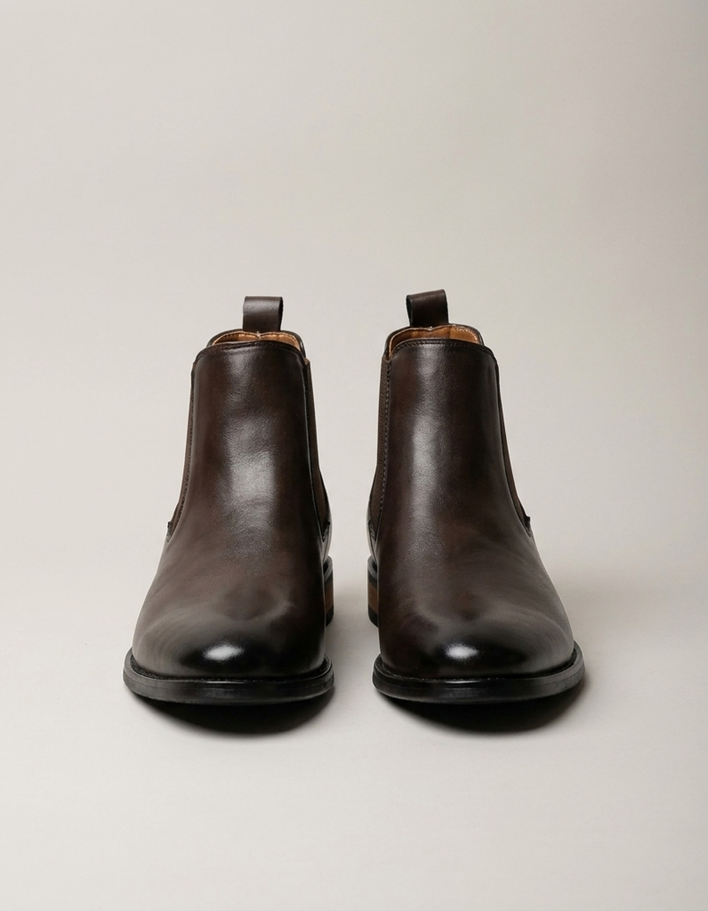 PLUXSTYLE::numise::heritage-chelsea-boots::pack-brown