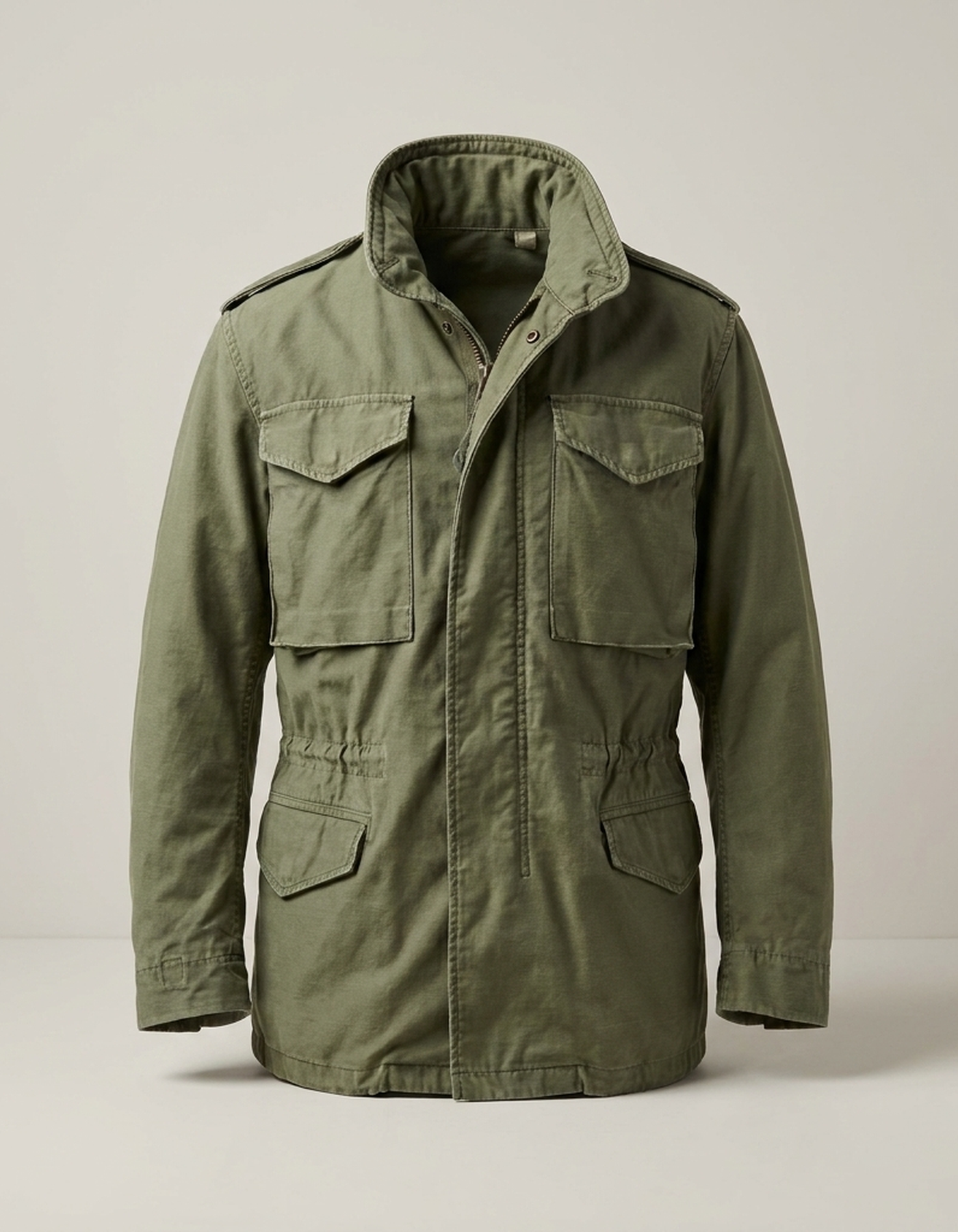 PLUXSTYLE::numise::everyday-field-parka::pack-green
