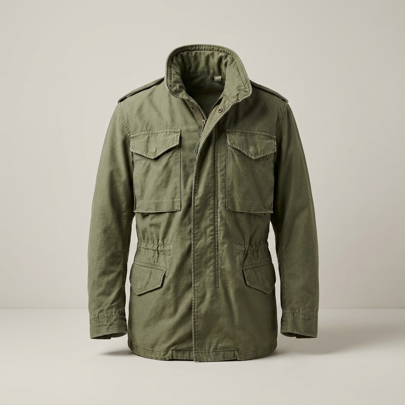 PLUXSTYLE::numise::everyday-field-parka::pack-green