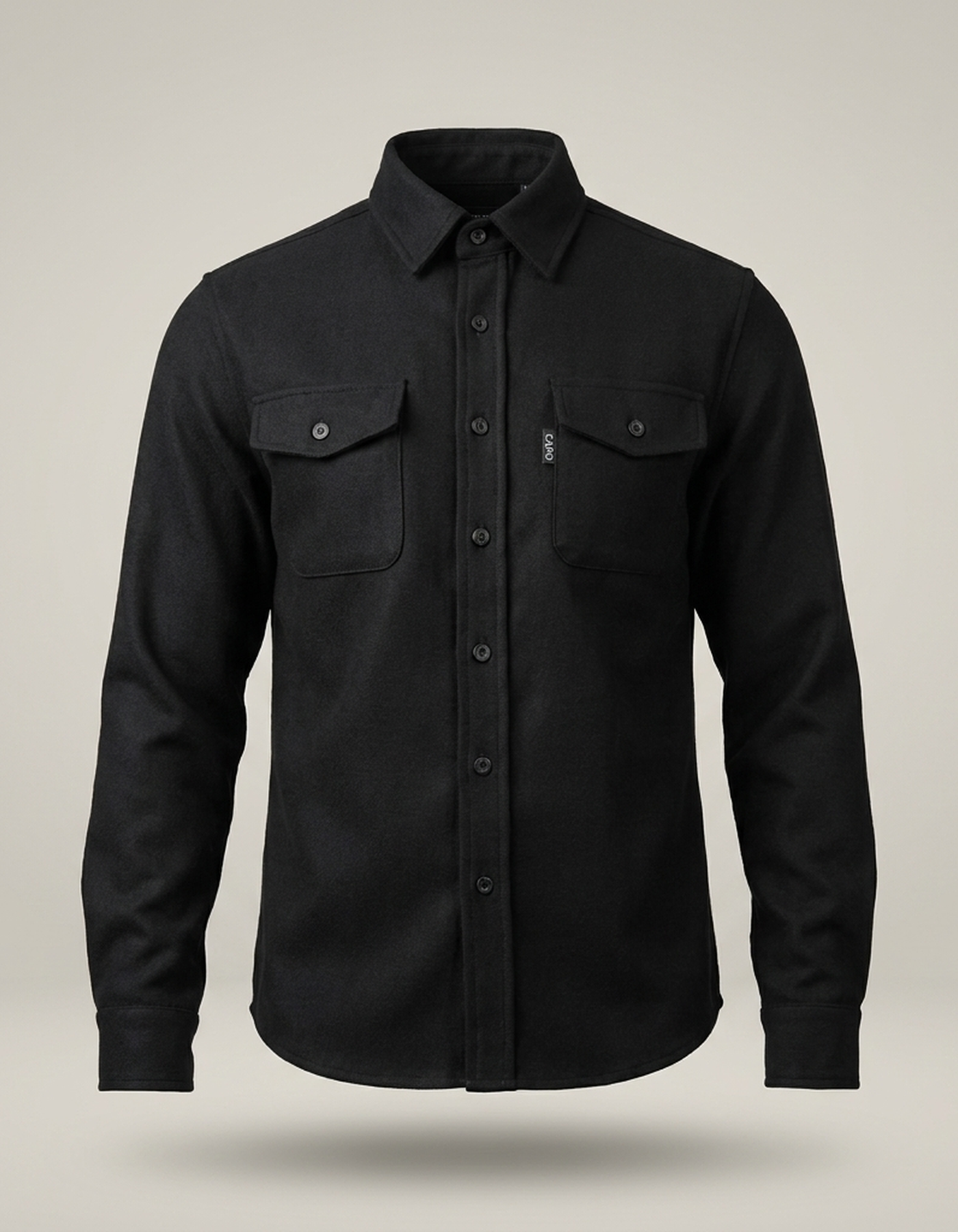 PLUXSTYLE::numise::mens-regular-fit-button-front-top::pack-black
