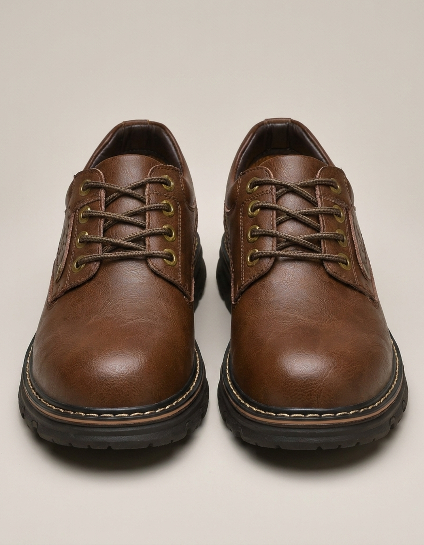 PLUXSTYLE::numise::mens-refined-oxford-shoes::pack-brown