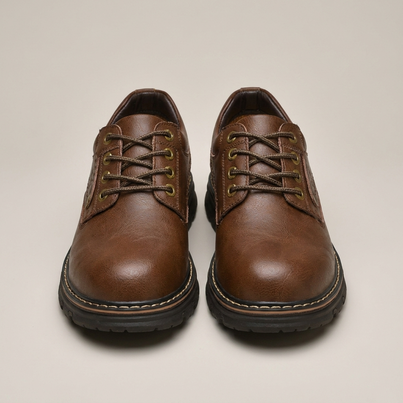 PLUXSTYLE::numise::mens-refined-oxford-shoes::pack-brown