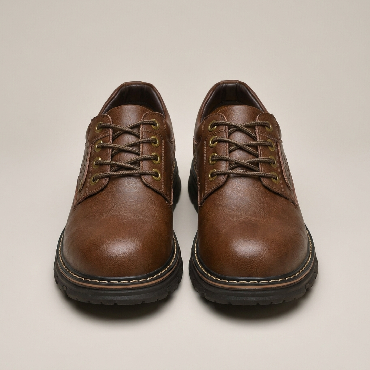 PLUXSTYLE::numise::mens-refined-oxford-shoes::pack-brown