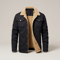 PLUXSTYLE::numise::mens-button-front-parka::pack-black